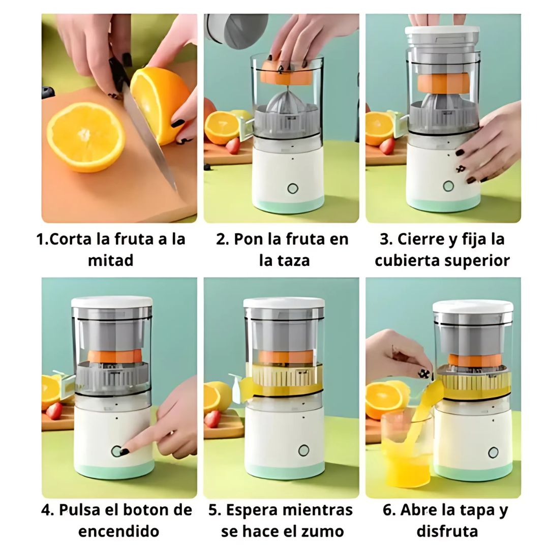 Exprimidor Eléctrico Automático - Jugo fresco con solo presionar un botón