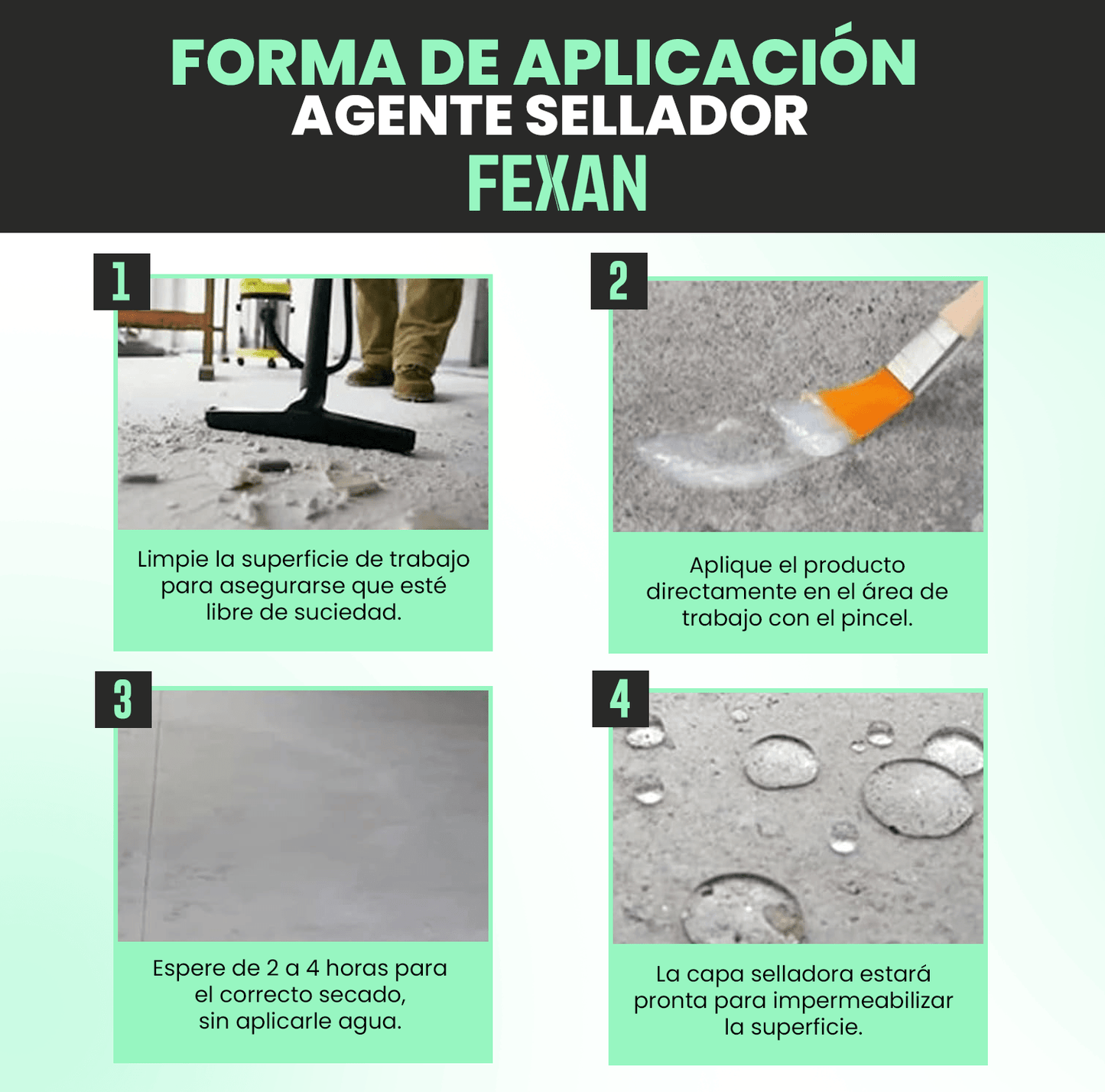 Agente Sellador Invisible Waterpoof Paste - FEXAN © 1 Litro - Malvo