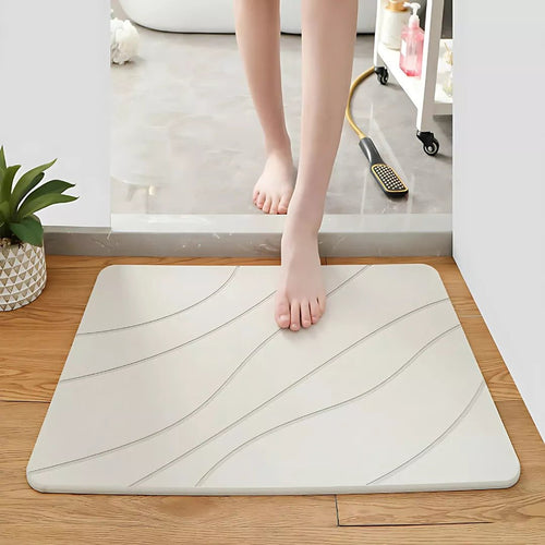 Alfombra de Diatomita Antideslizante - Absorbe al Instante - Malvo