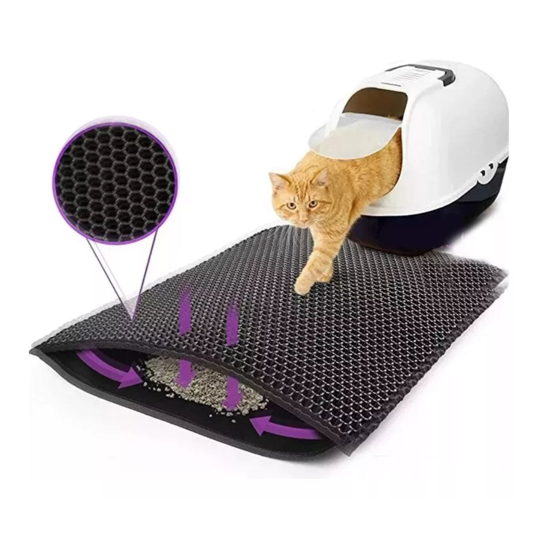 Alfombra Esterilla Higiénica - Mantén el espacio de tu gato siempre limpio - Malvo