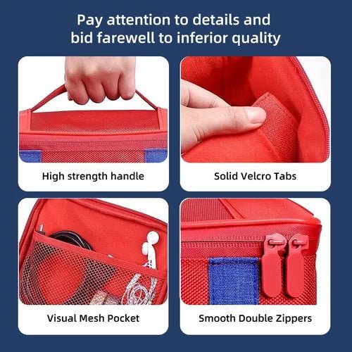 Bolso Maleta Nintendo Switch Mario Bros Transporte Cartera - Malvo