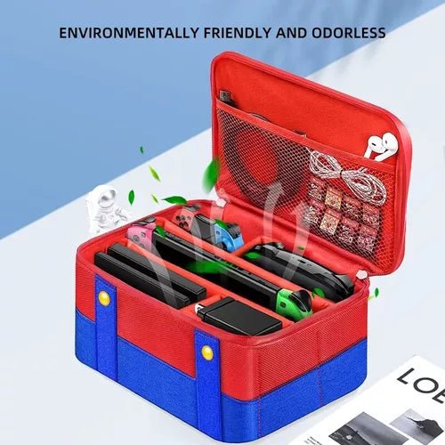 Bolso Maleta Nintendo Switch Mario Bros Transporte Cartera - Malvo