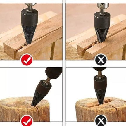 Broca Para Abrir Cortar Leña Madera Troncos Universal - Malvo