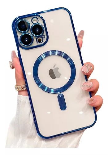 Case Magsafe Transparente Proteccion Cam iPhone 15/pro/max © - Malvo