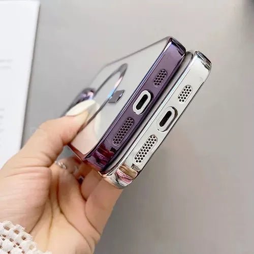 Case Magsafe Transparente Proteccion Cam iPhone 15/pro/max © - Malvo