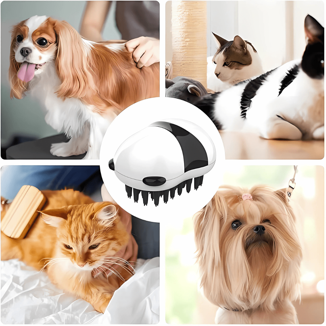 Cepillo de Baño y Masaje para Mascotas - Malvo