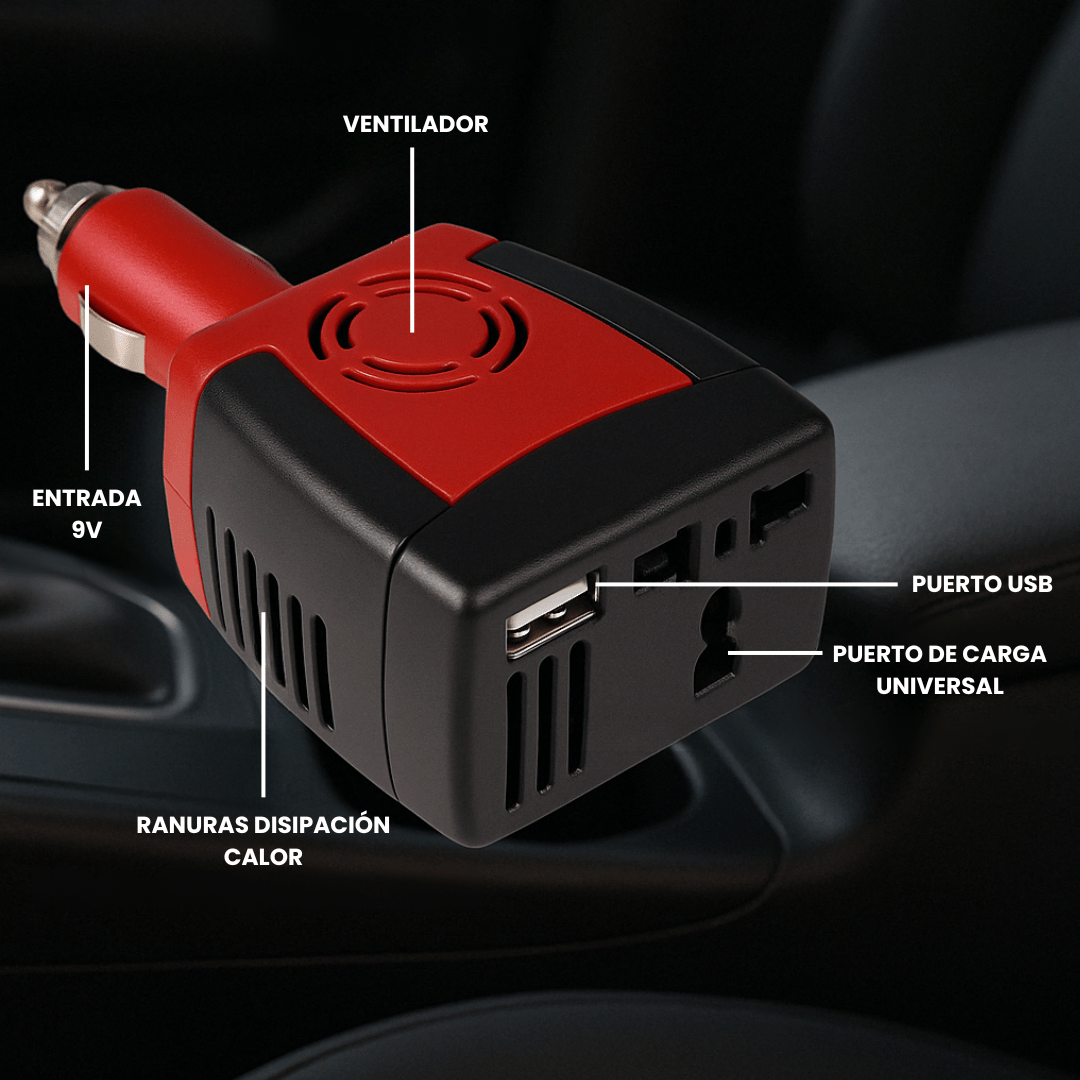 Convertidor de Energia para Auto Premium - Malvo