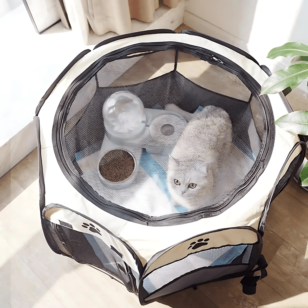 Corral para mascotas plegable - Comodidad y seguridad para tu amigo - Malvo