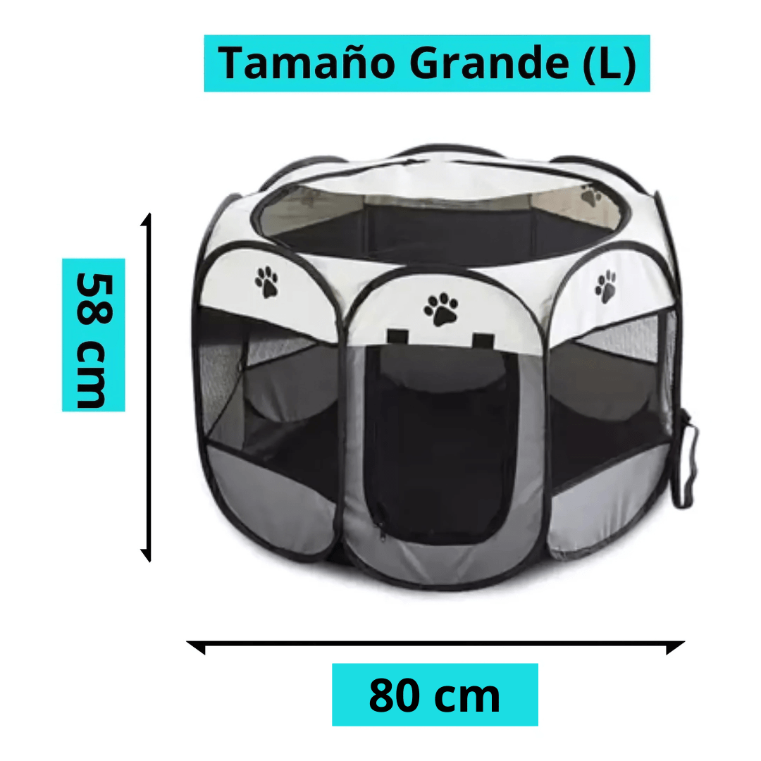 Corral para mascotas plegable - Comodidad y seguridad para tu amigo - Malvo