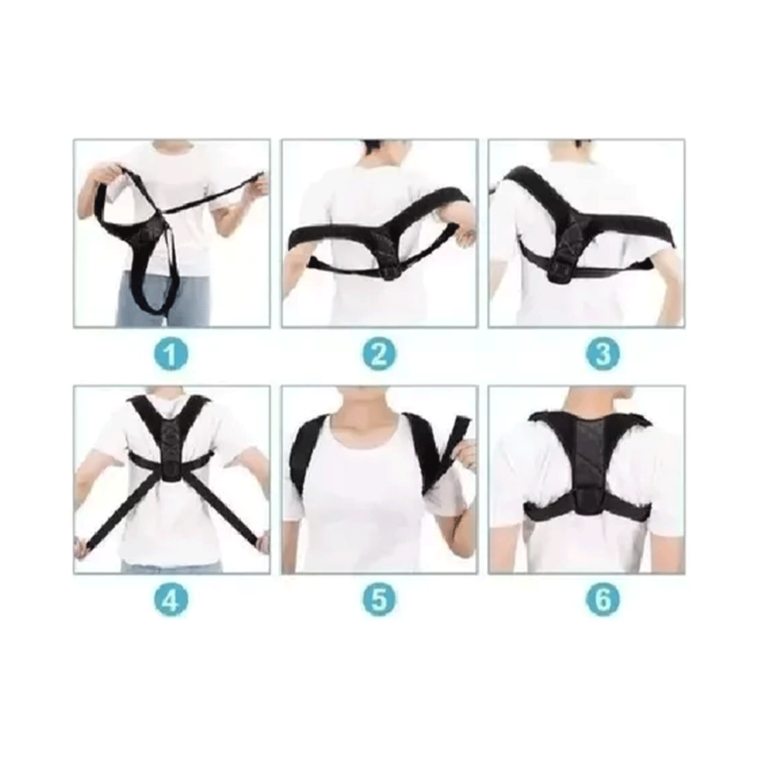 Corrector de Postura Ajustable para Espalda - Comodidad y Salud - Malvo