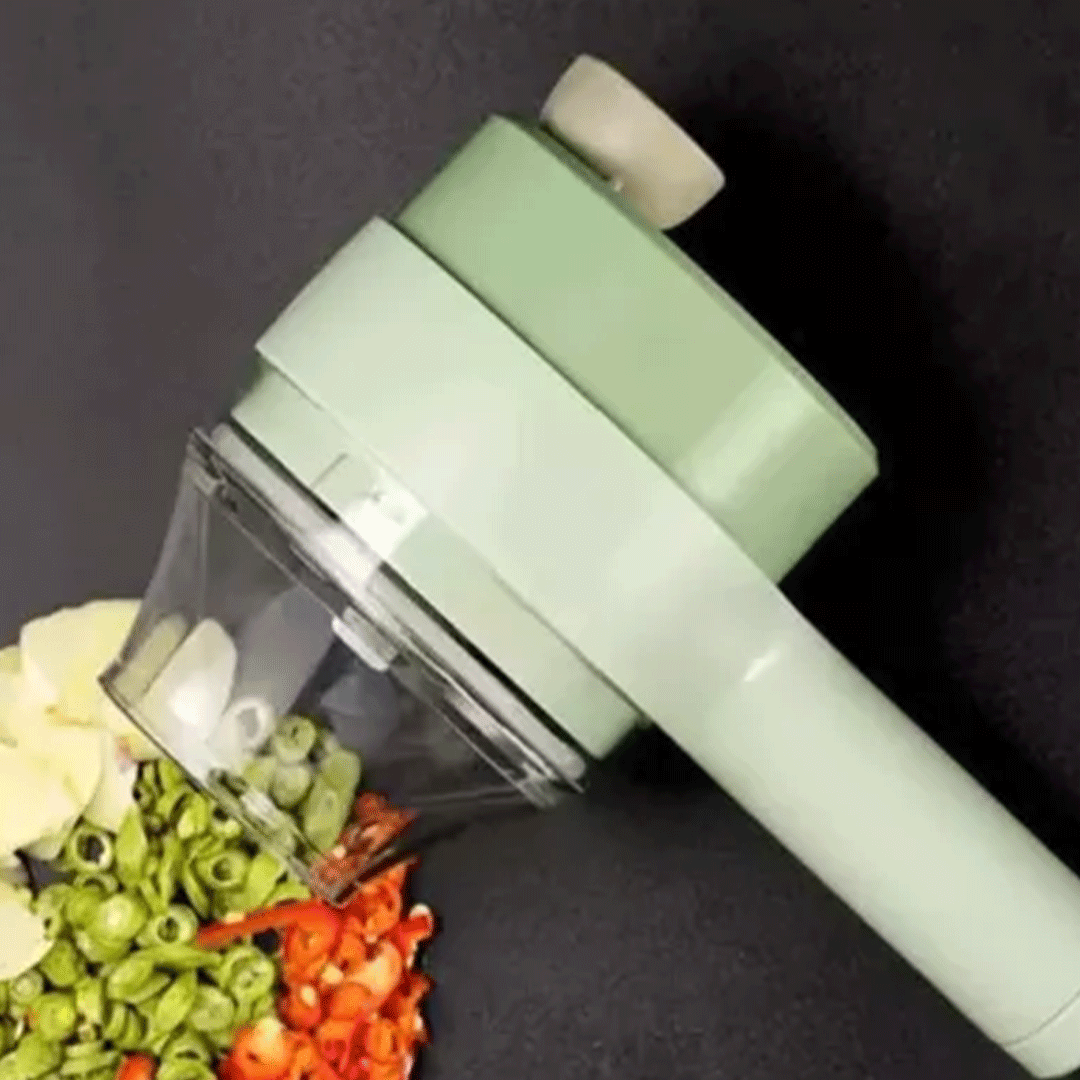 Cortadora Eléctrica de Verduras USB con Agarre Fácil - Rapidez y Eficiencia en la Cocina - Malvo
