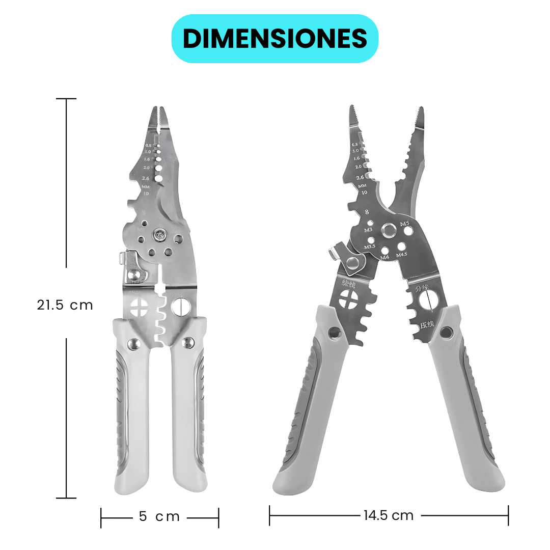 Crimpadora de Cables Multifuncional - Malvo