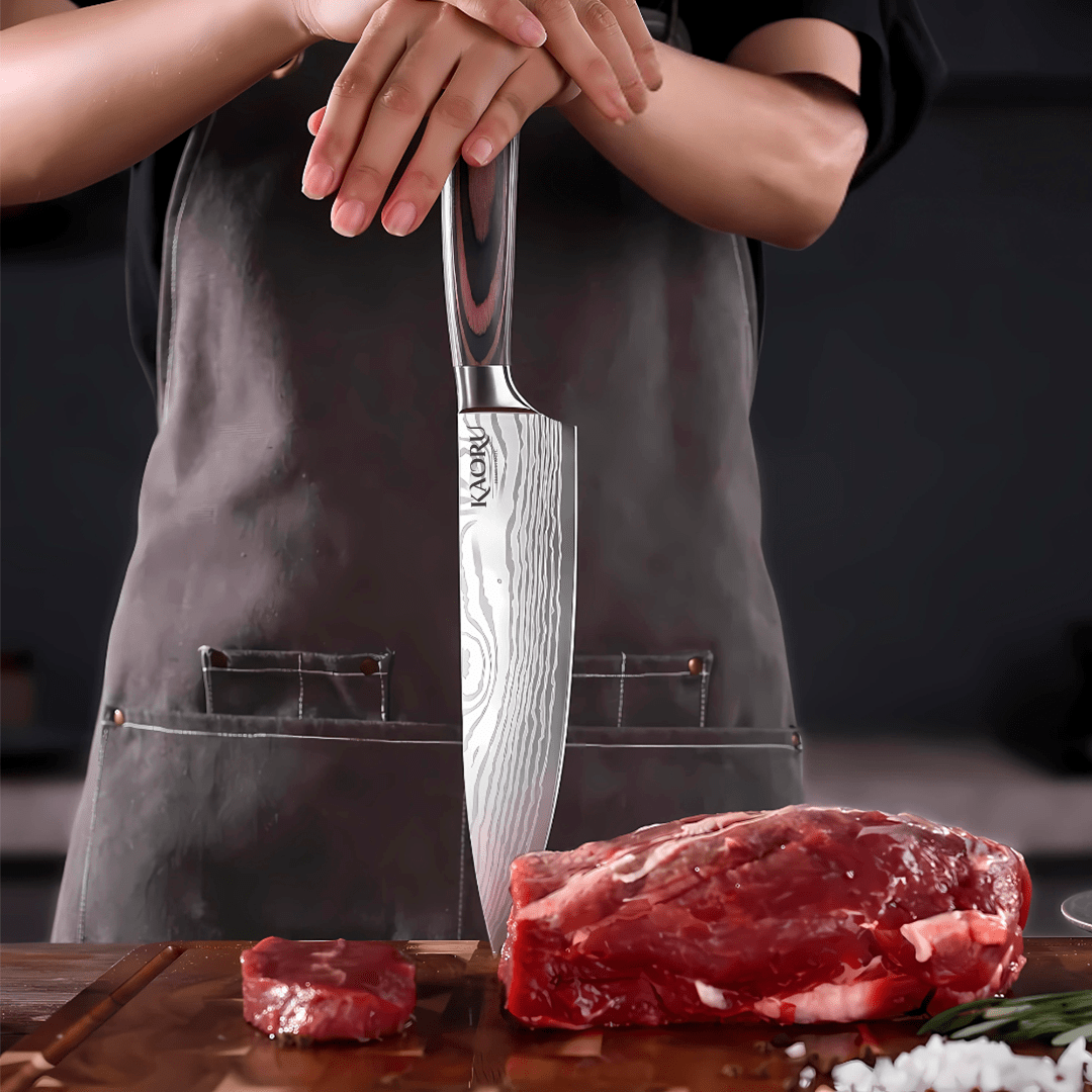 Cuchillo De Chef Cuchilla Profesional De Acero Inoxidable Forjado - Malvo