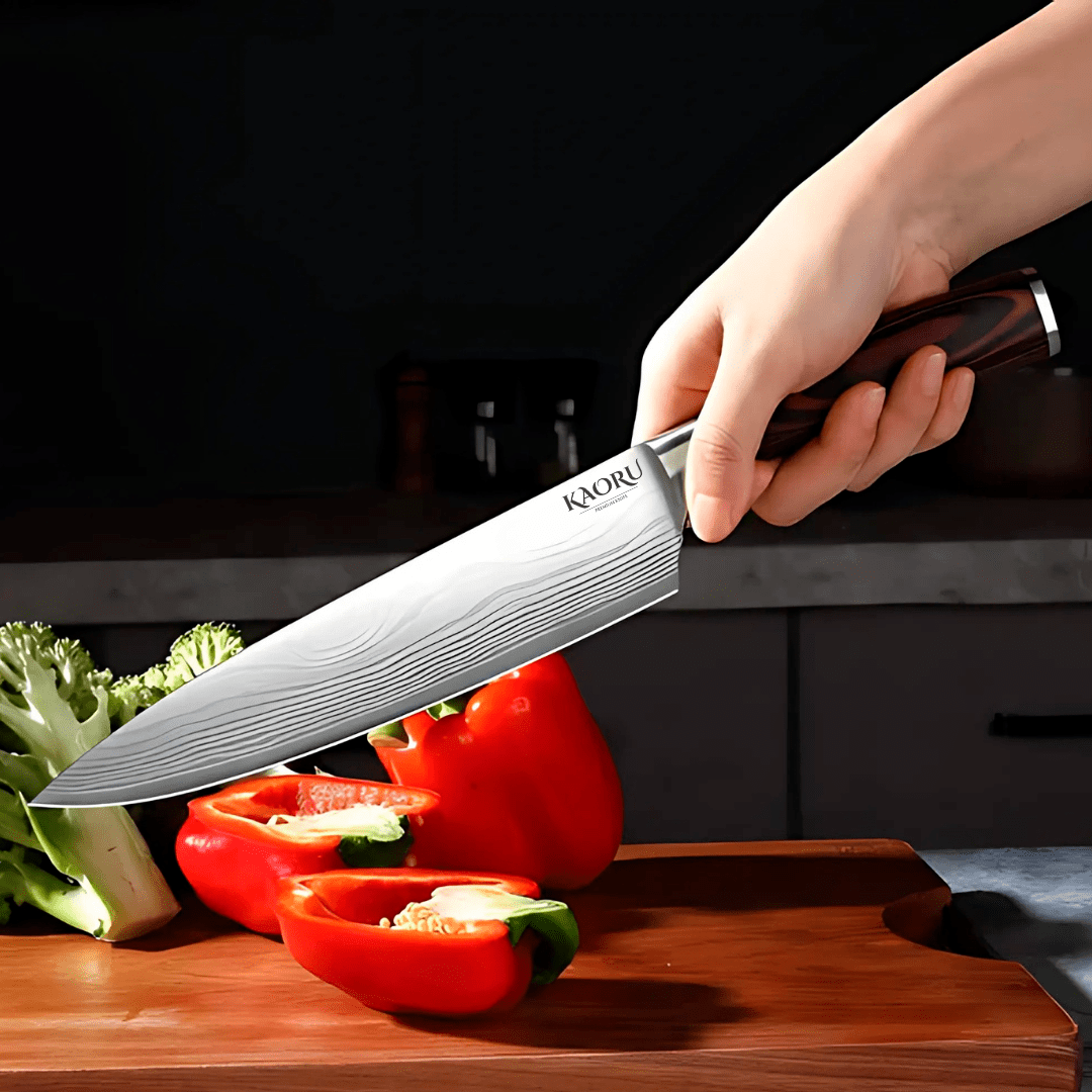 Cuchillo De Chef Cuchilla Profesional De Acero Inoxidable Forjado - Malvo