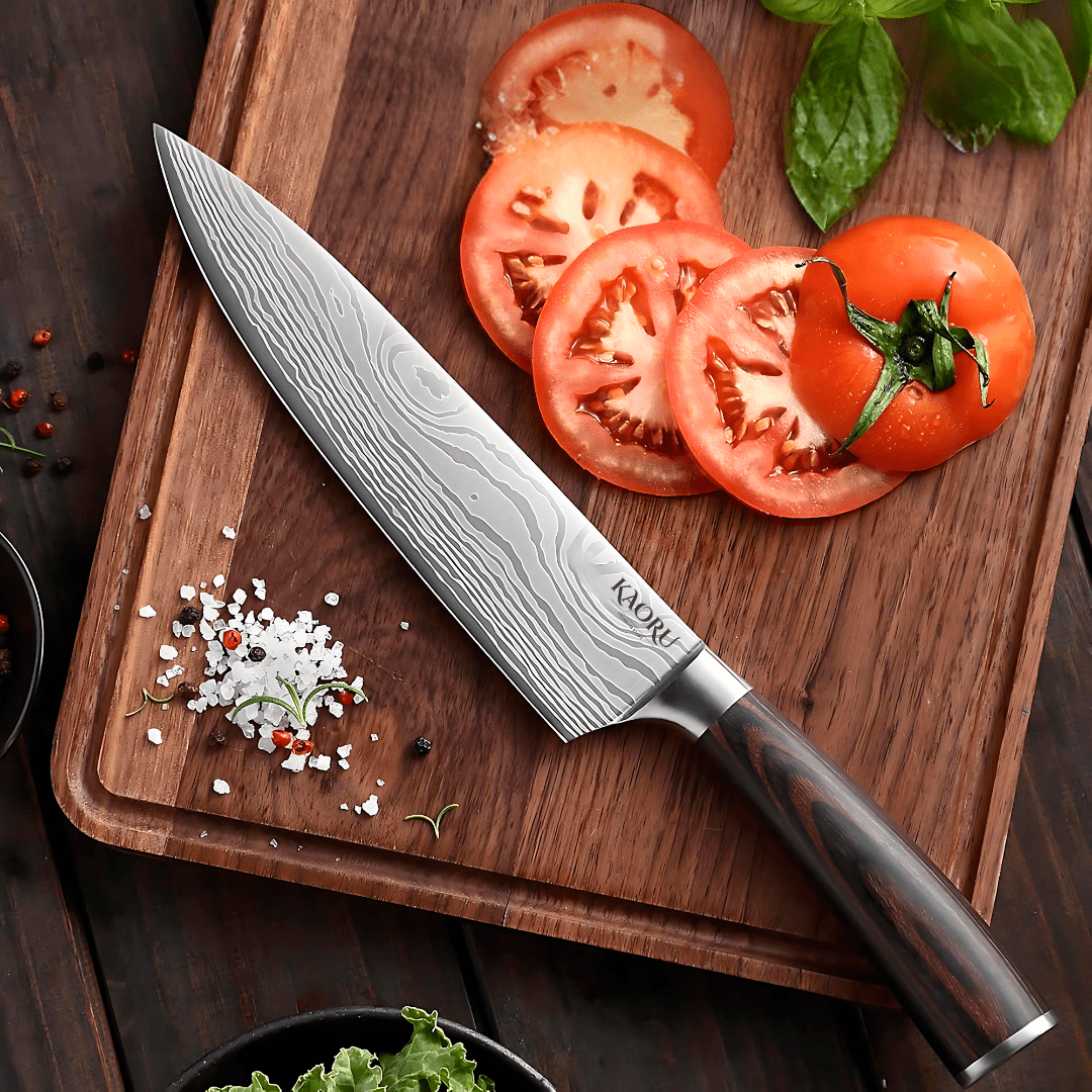 Cuchillo De Chef Cuchilla Profesional De Acero Inoxidable Forjado - Malvo
