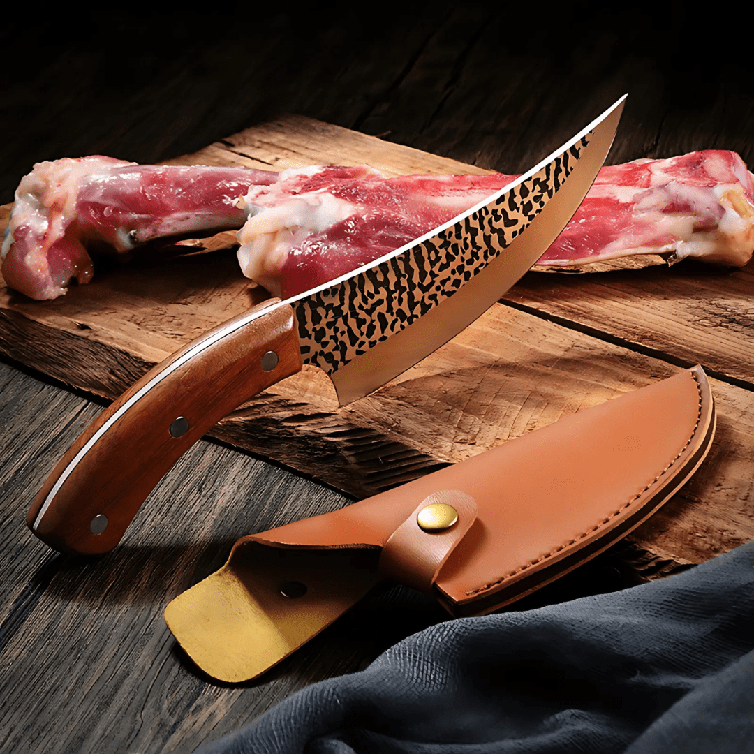Cuchillo Deshuesador Kaoru Forjado a Mano Con Funda Y Caja - Malvo