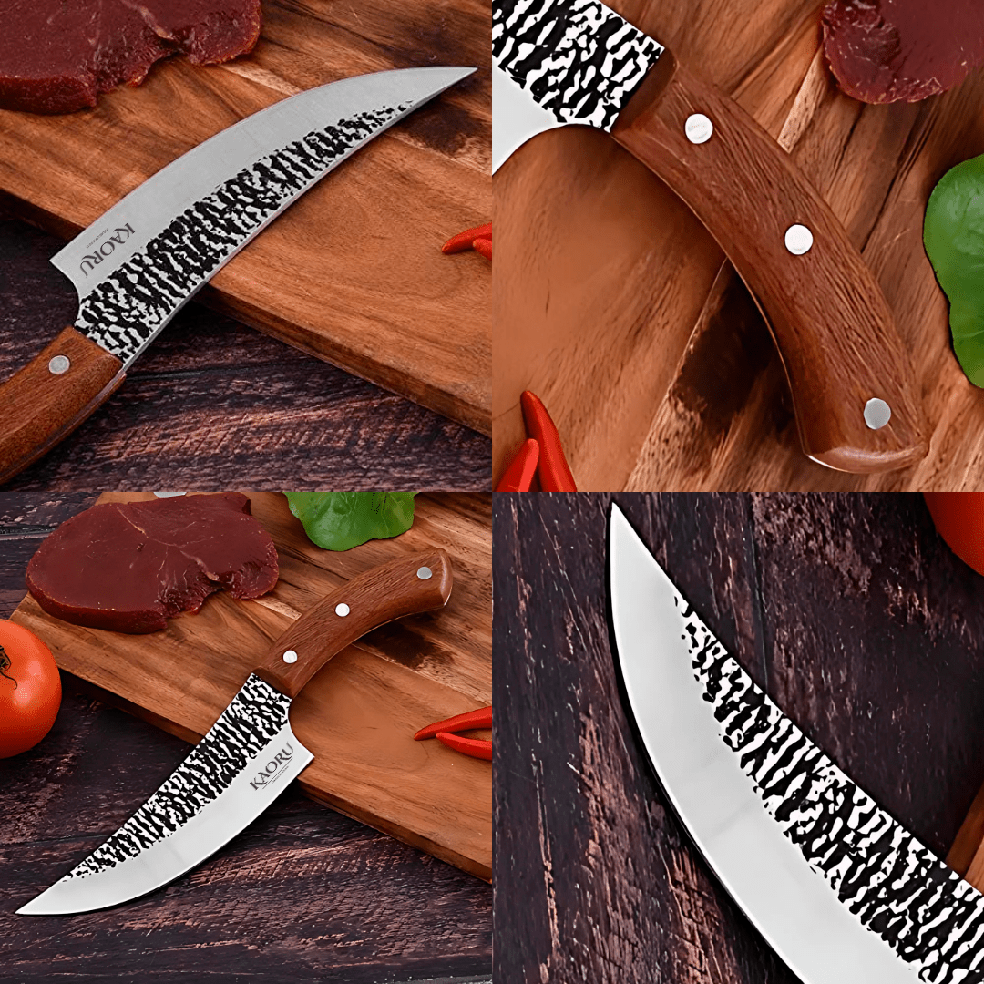 Cuchillo Deshuesador Kaoru Forjado a Mano Con Funda Y Caja - Malvo