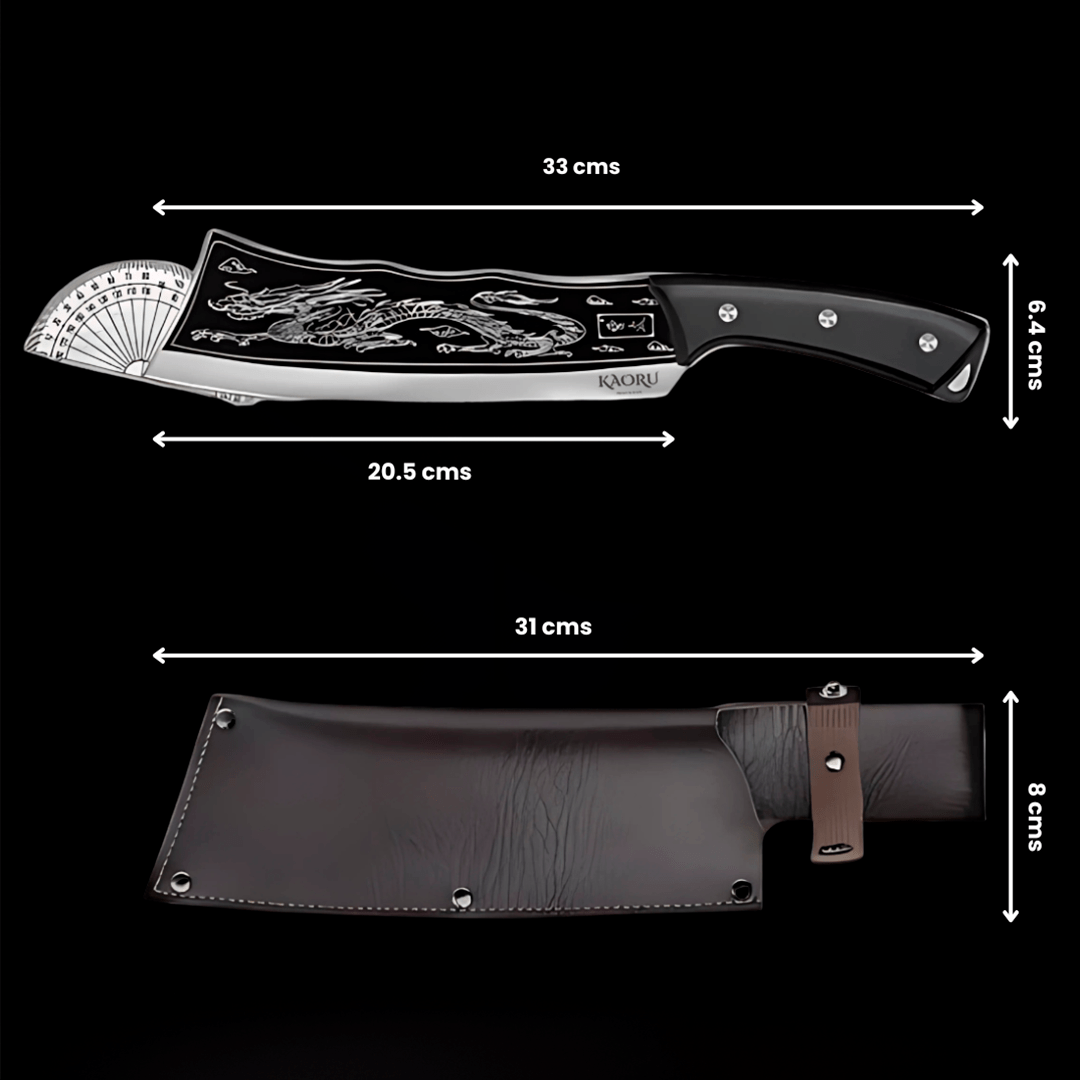 Cuchillo Deshuesador Kaoru Forjado Acero Premium Diseño Dragon - Malvo