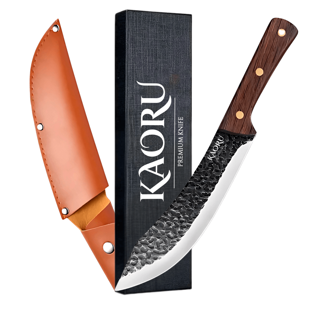 Cuchillo Kaoru Japonés Carnicero Premium Acero Inoxidable + Vaina - Malvo