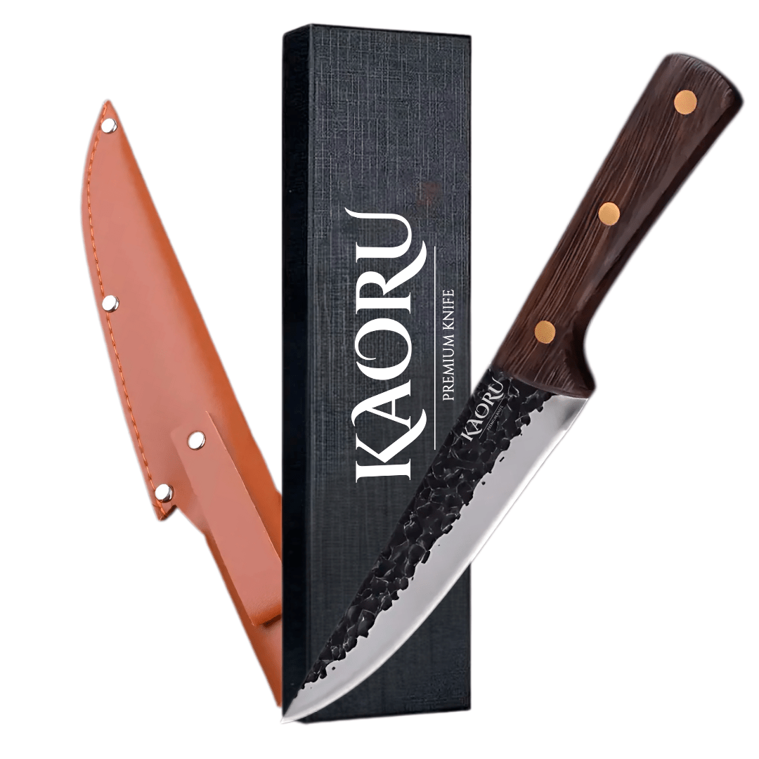 Cuchillo Para Tabla Asado Premium Acero Inoxidable Forjado + Vaina - Malvo