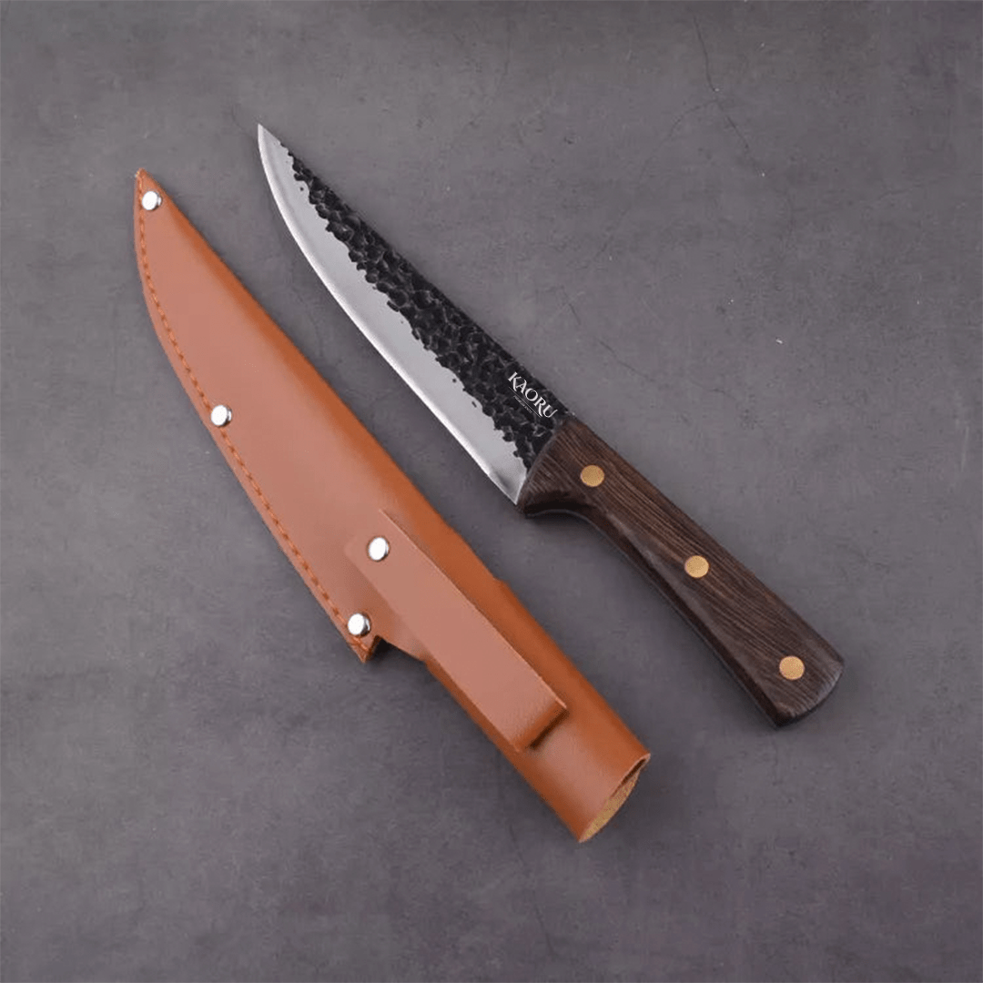 Cuchillo Para Tabla Asado Premium Acero Inoxidable Forjado + Vaina - Malvo