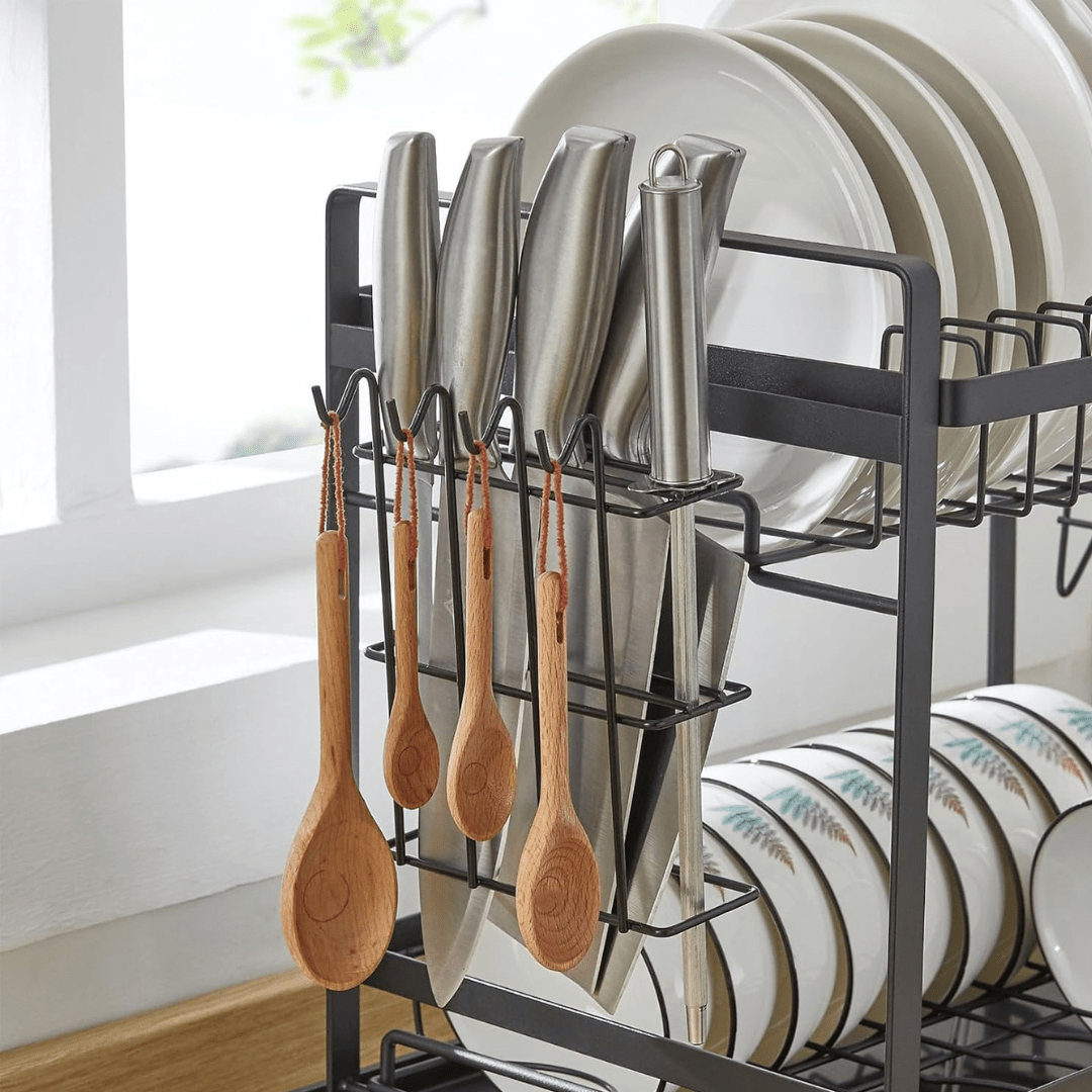 Escurridor de Doble Nivel para platos y utensilios - Malvo