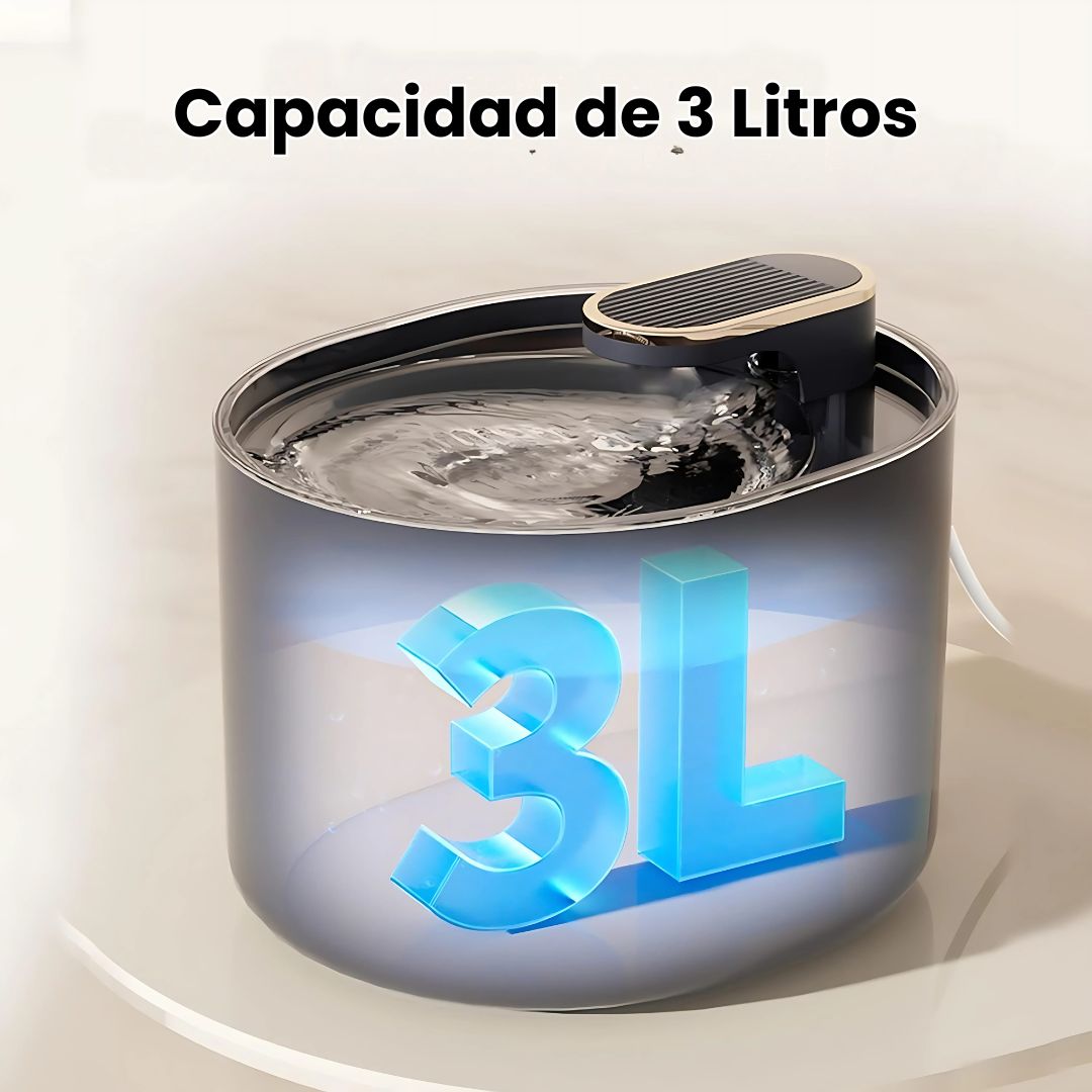 Fuente de Agua Automática para Gatos 3L - Malvo