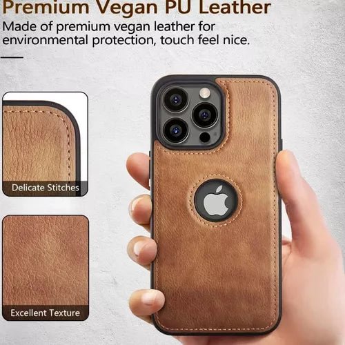 Funda Case Protector Eco Cuero iPhone 13 / Pro / Max Premium - Malvo