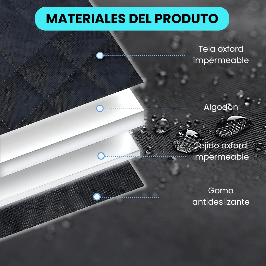 Funda de Asiento para Coche Asientos Delanteros - Malvo