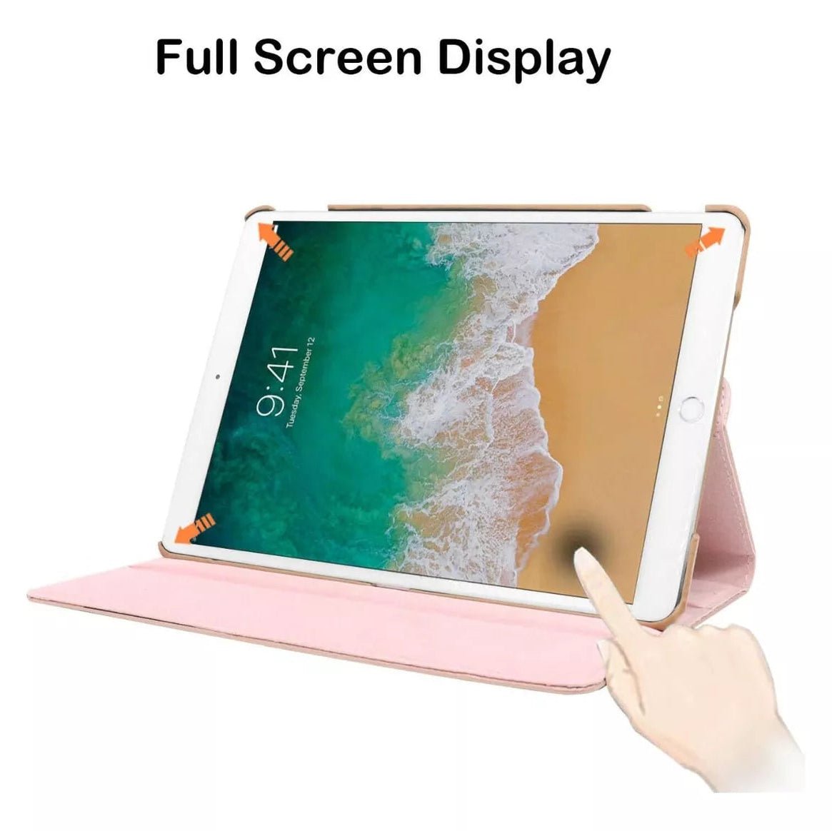 Funda Para Tablet Plegable De Ecocuero iPad Gen 10 / 10.9" - Malvo