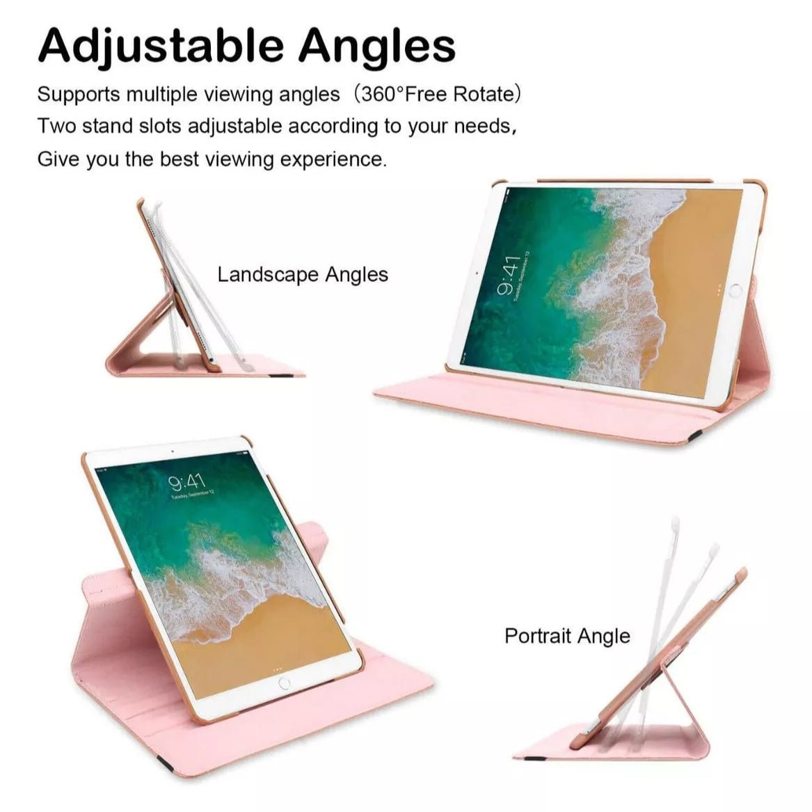 Funda Para Tablet Plegable De Ecocuero iPad Gen 10 / 10.9" - Malvo