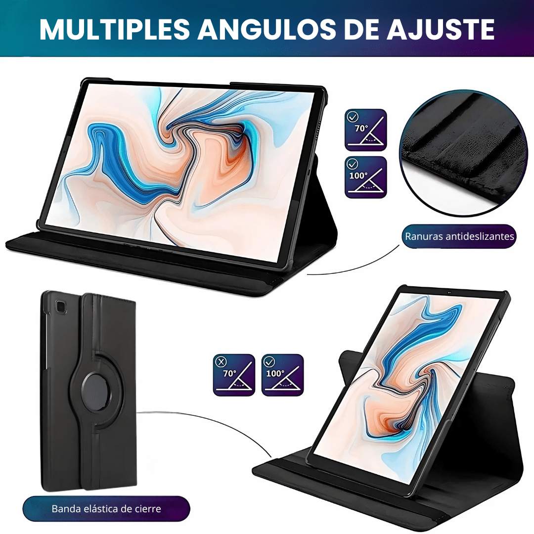 Funda Para Tablet Plegable Ecocuero Para Samsung S6 Lite - Malvo