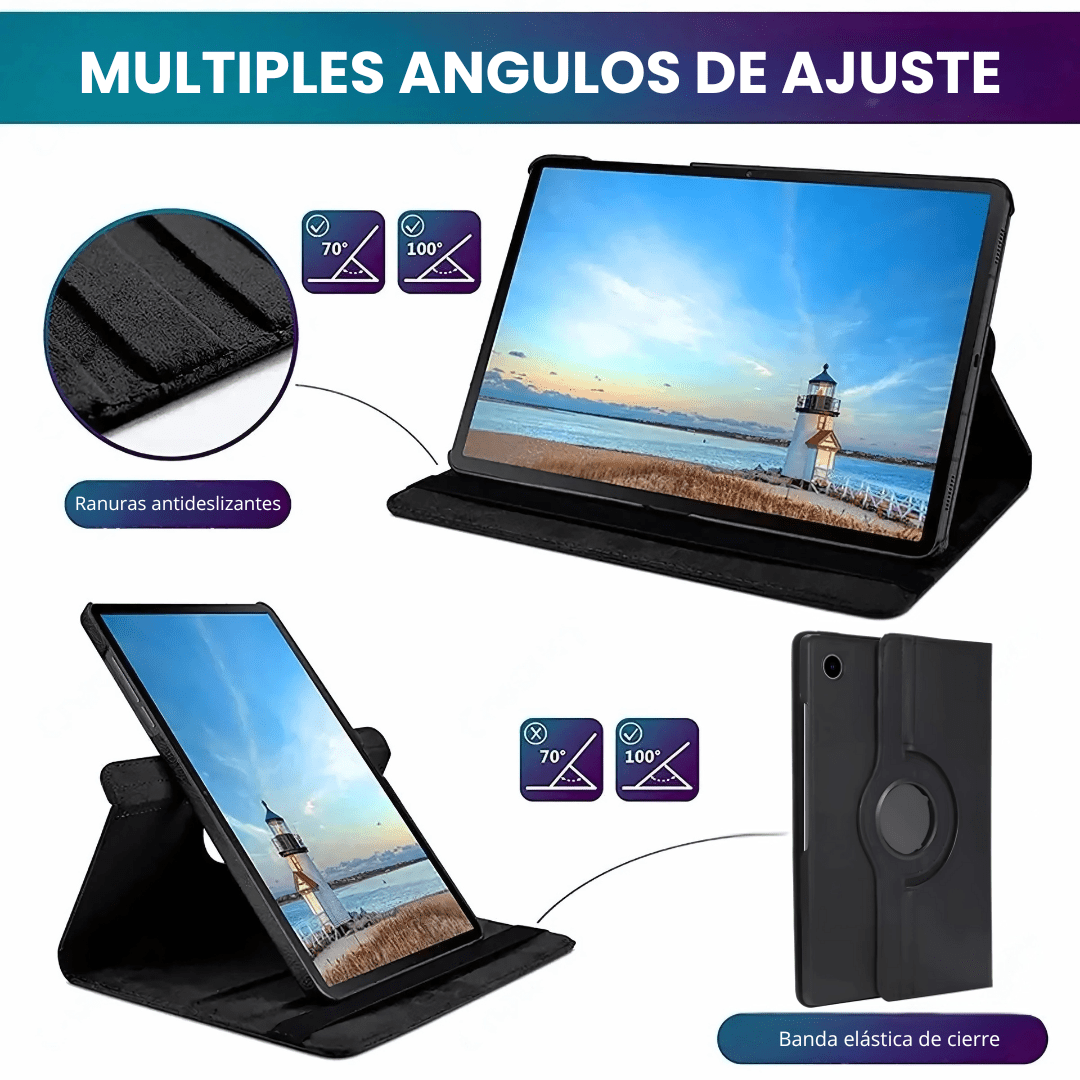 Funda Para Tablet Plegable Ecocuero Para Samsung S9 FE - Malvo