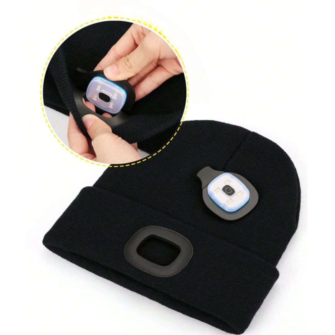 Gorro Con Luz Led Integrada - Malvo