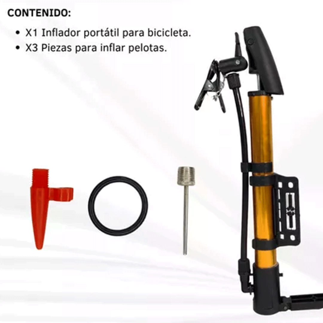 Inflador Mini - ¡Llevá el aire siempre con vos! - Malvo