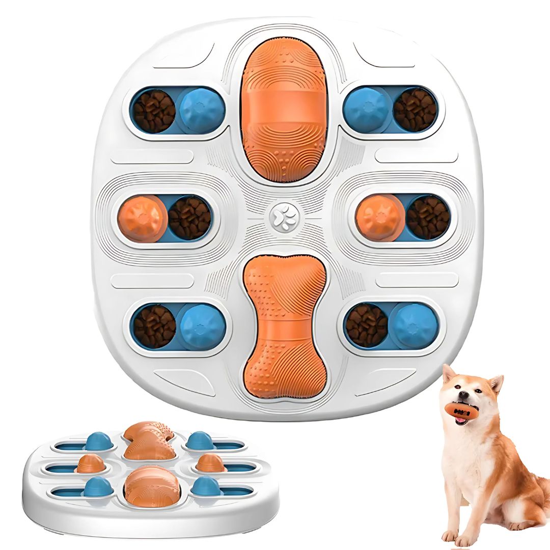 Juguete dispensador de comida para mascotas - Diversión que alimenta! - Malvo