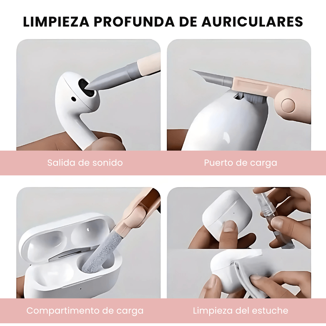 Kit Limpiador 7 en 1 para Pantallas y Dispositivos - Malvo