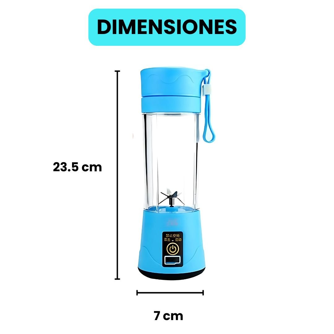 Licuadora Portátil Recargable 3 en 1 - Malvo