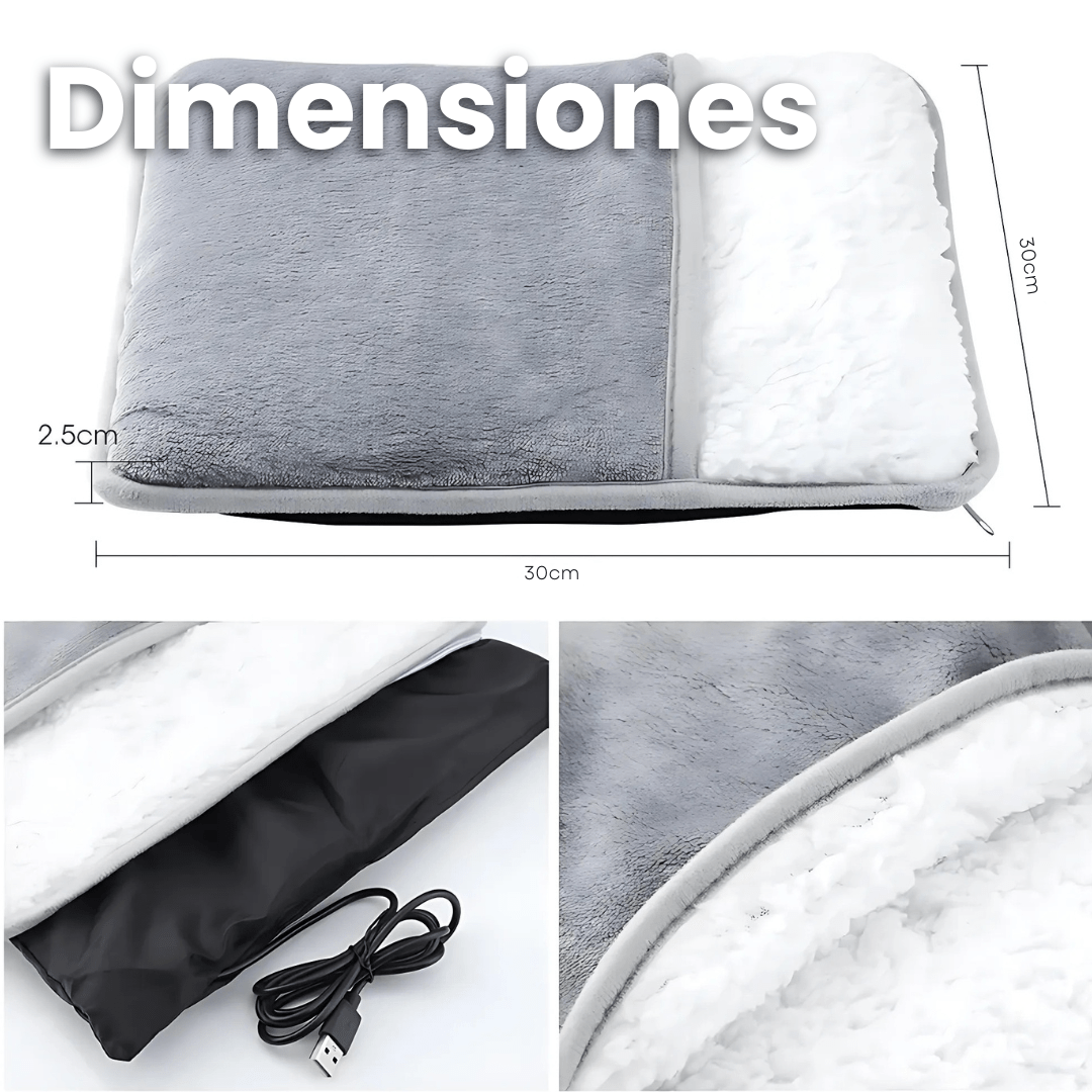 Manta Calentadora de Pies Corderito USB - Malvo