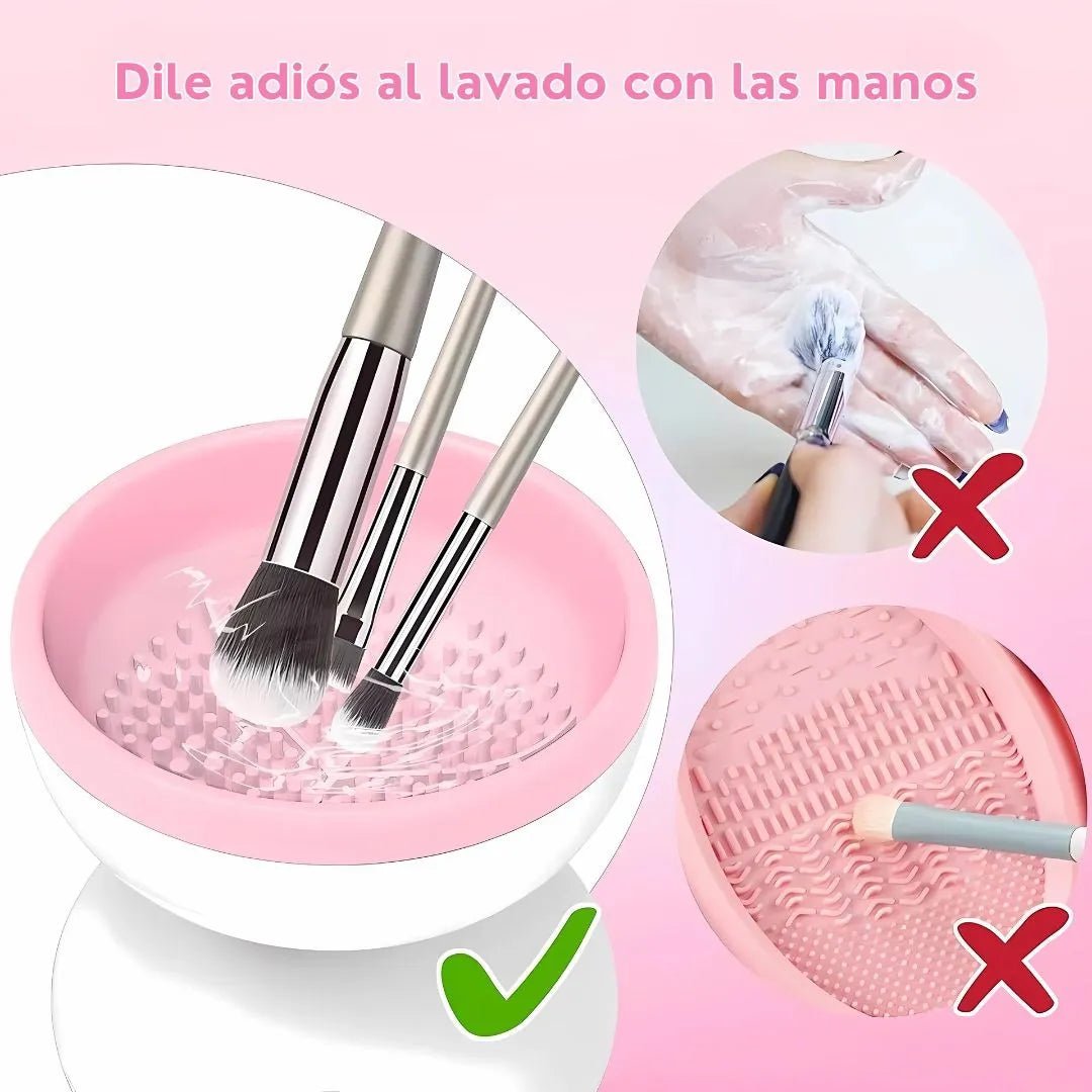 Máquina Limpiadora de Brochas de Maquillaje - Malvo