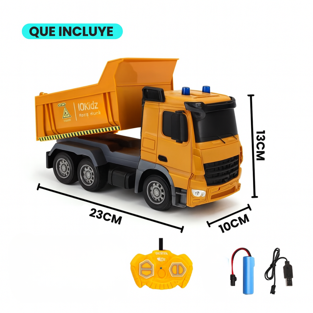 Camión Con Volquete Luces a Control Remoto