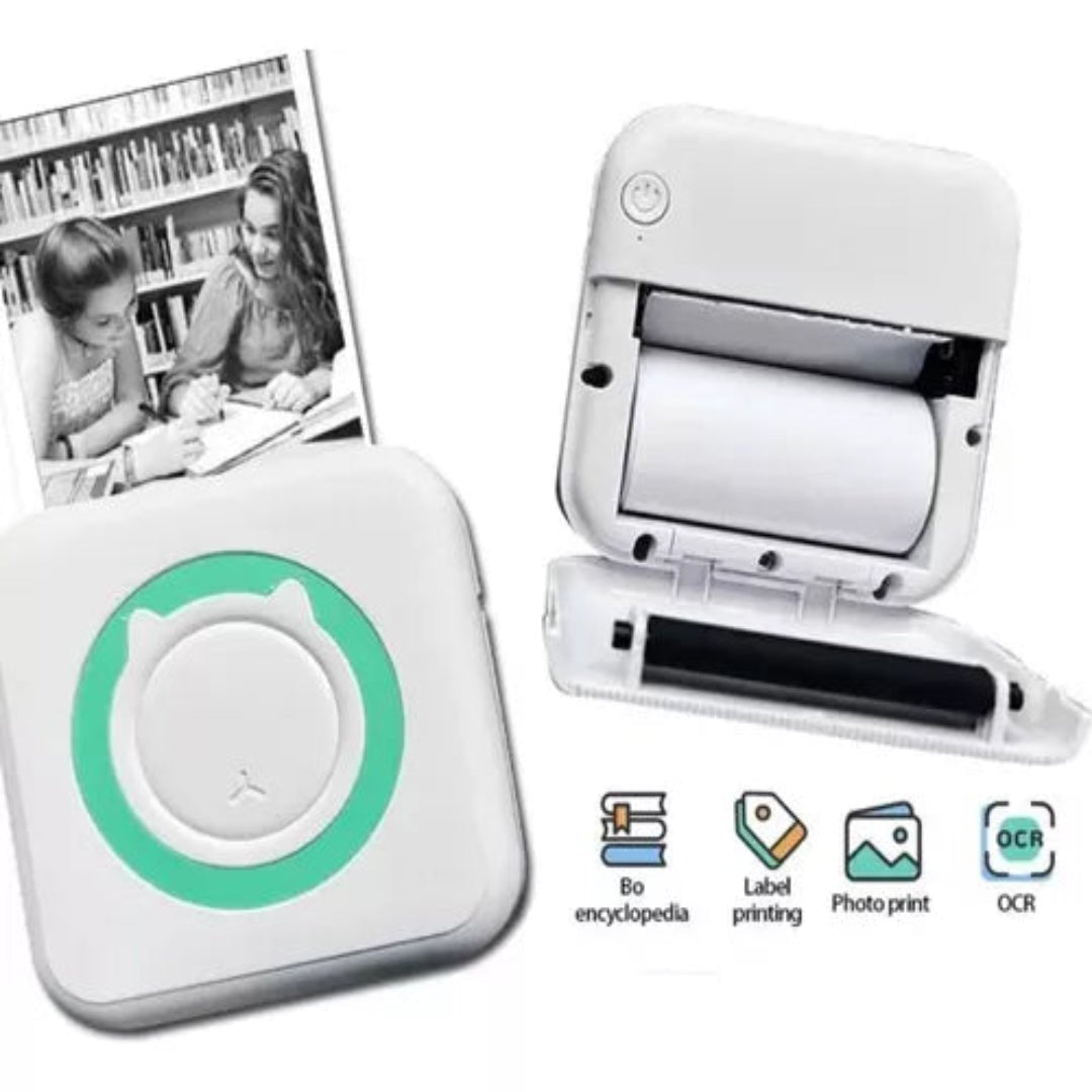 Mini Impresora Térmica Premium Con App Bluetooth Celular - Malvo