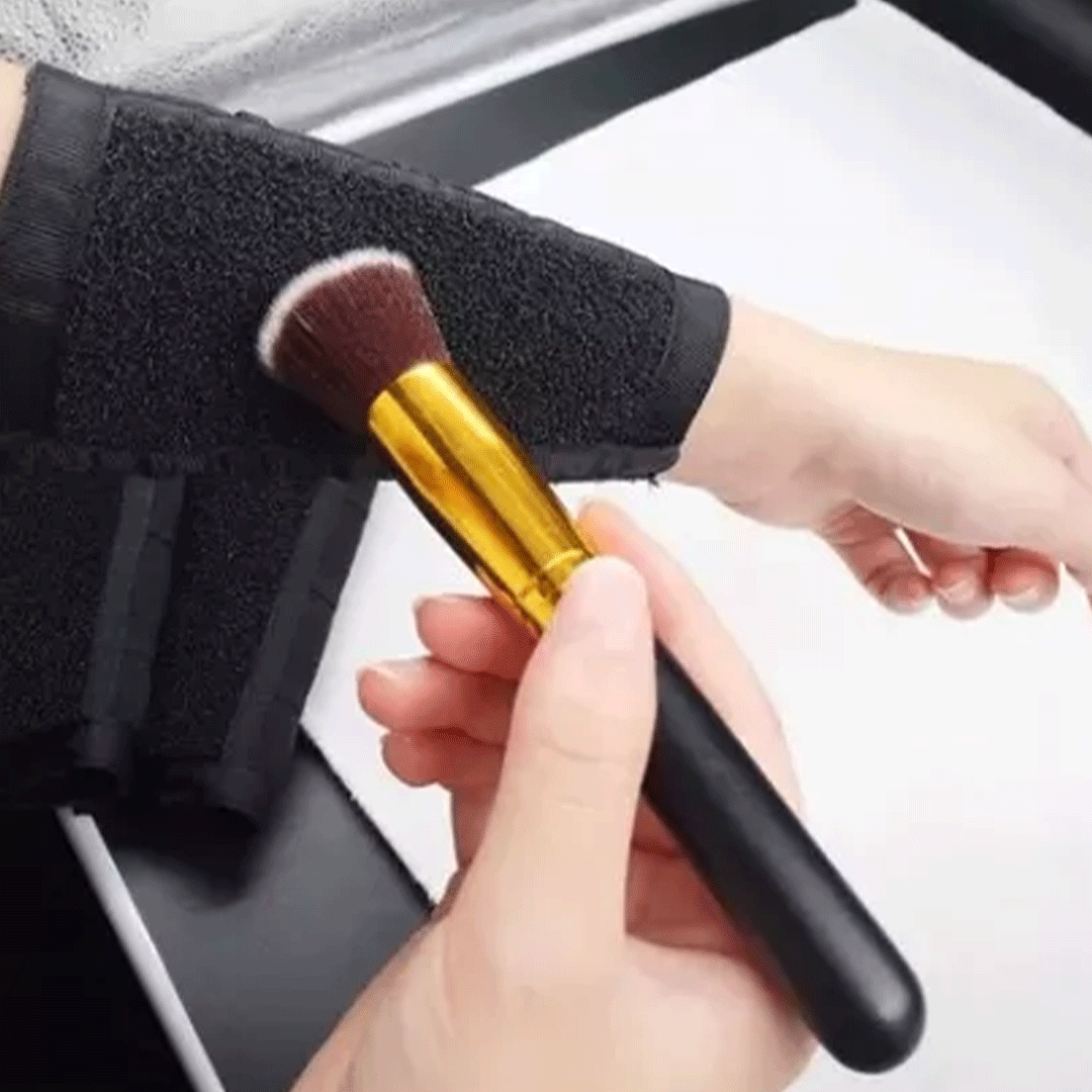 Muñequera para Maquillaje - Comodidad y Práctica Limpieza de Brochas - Malvo