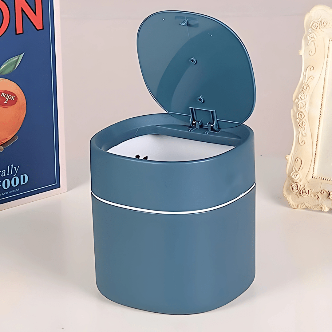 Papelera de Plástico para Mesada - Práctica y Compacta para tu Hogar - Malvo