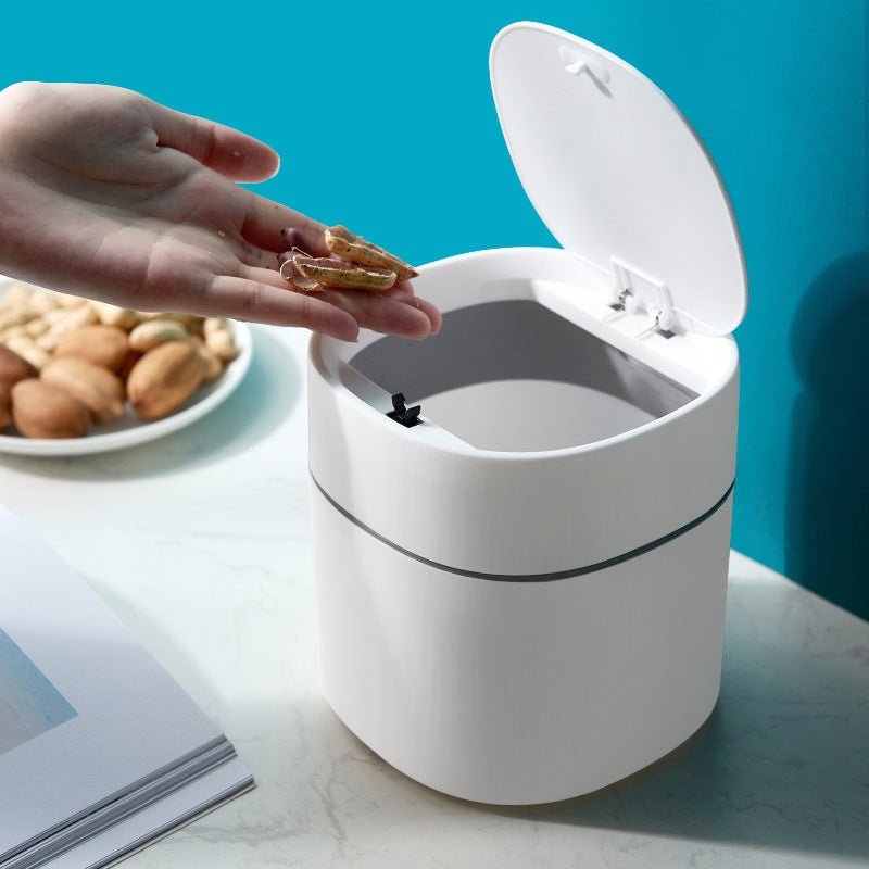 Papelera de Plástico para Mesada - Práctica y Compacta para tu Hogar - Malvo