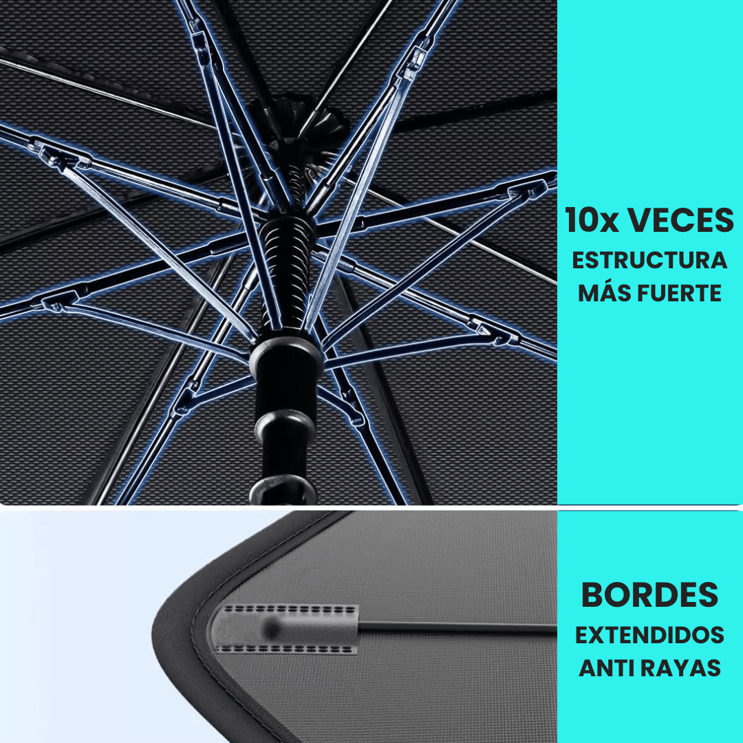 Parasol Portátil Premium para Auto Con Estuche - Malvo