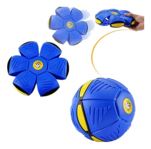 Pelota Mágica Saltarina Fresbee Plegable Con Luces Led - Malvo