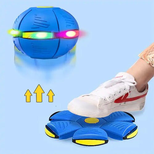 Pelota Mágica Saltarina Fresbee Plegable Con Luces Led - Malvo