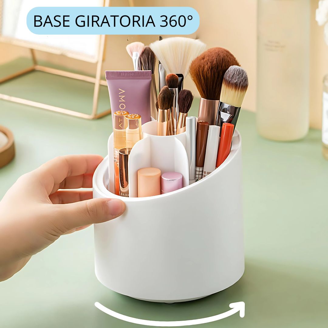 Porta Maquillaje Giratorio 360° - Malvo