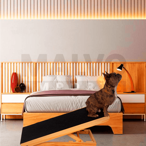 Rampa Para Perros Y Gatos Antideslizante Altura Ajustable Xl - Malvo